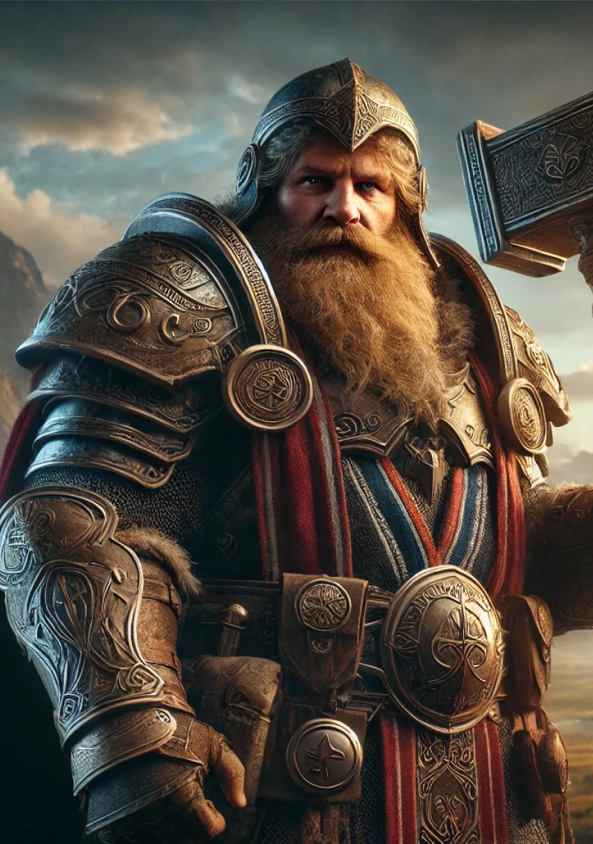 Дварф жрец — портрет персонажа D&D