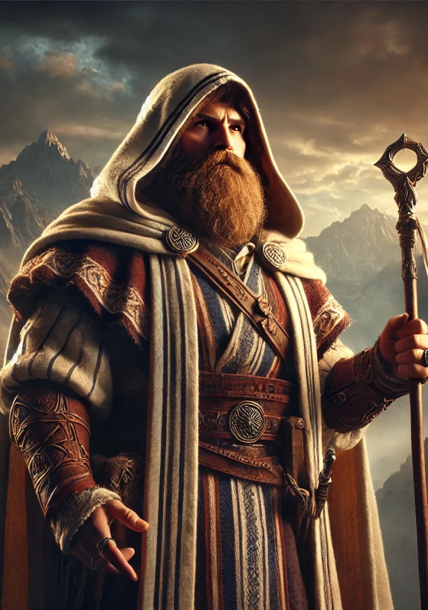 Дварф чародей — портрет персонажа D&D