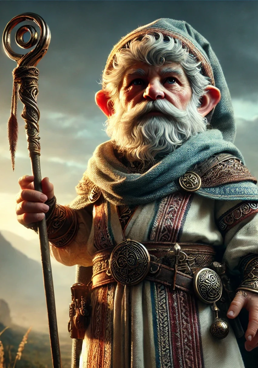 Гном чародей — портрет персонажа D&D